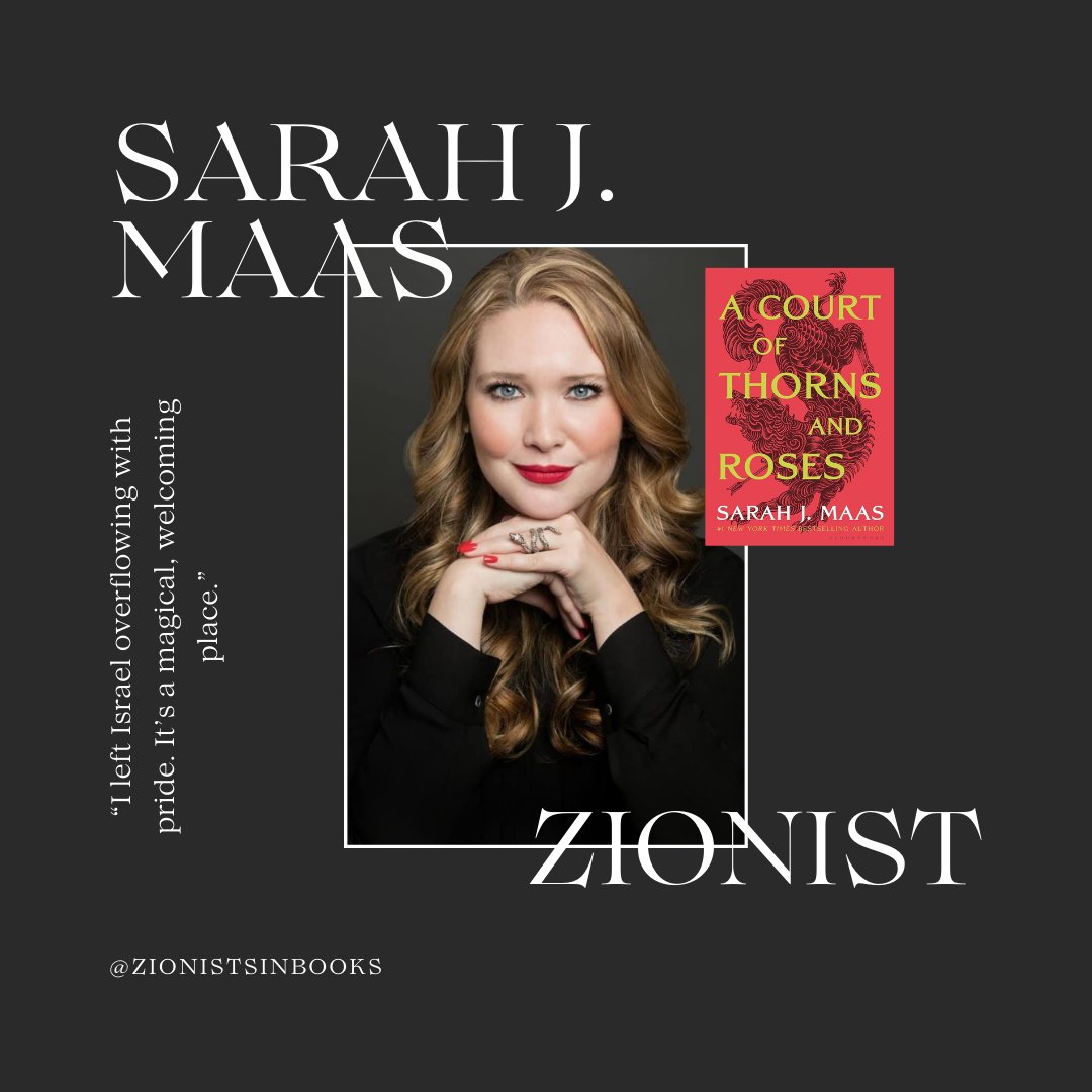 zionistsinbooks's tweet photo. Author @SJMaas is a Zionist who heralds Israel's colonial apartheid state as a magical place.

Buying any books authored by Sarah J. Maas, including the Throne of Glass, A Court of Thorns and Roses, and Crescent City series, gives your money to a Zionist. https://t.co/bP1DRa2gix