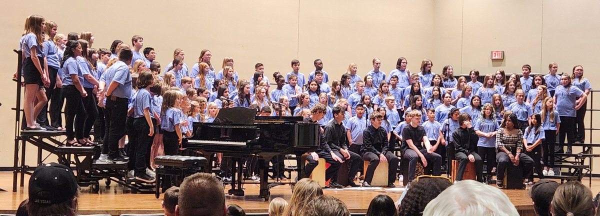 Great concert put on by area fourth, fifth, and sixth graders at the Sing Around Columbus concert! Way to go Shell Creek and Platte Center singers!! #lakeviewvikes