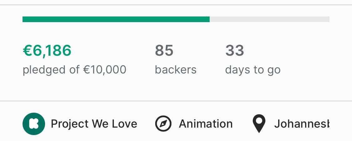 Let’s get to 100% before our first 24 hours are up! 61 percent!!!! 85 backers! Thanks for all the support so far! Let’s get to 100% and 100 backers! Support us! kickstarter.com/projects/aosv/…