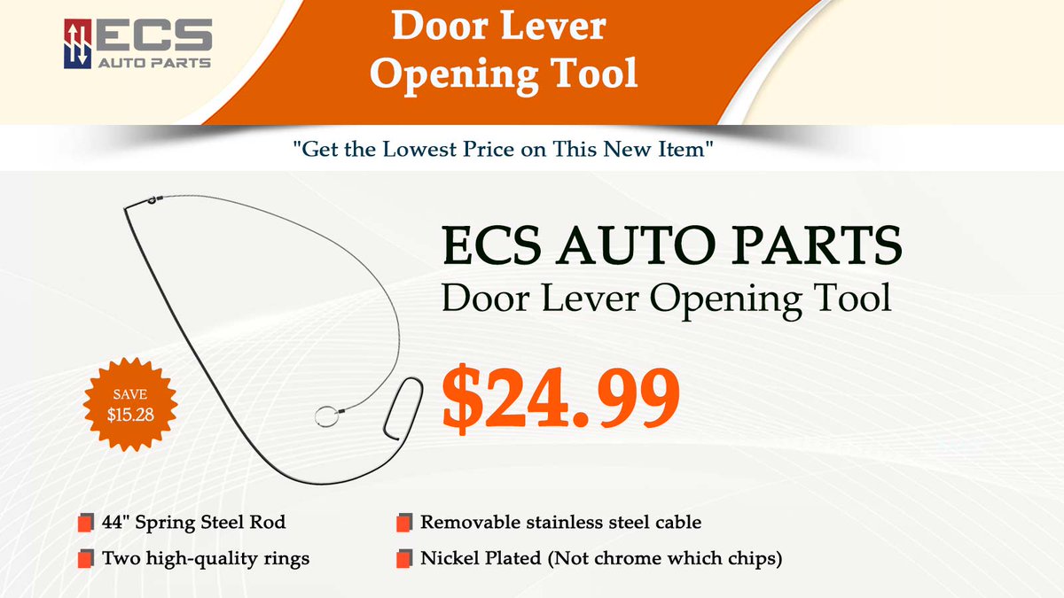 LksmithKeyless's tweet photo. More Sale Items with Great New Arrivals ✴️
https://t.co/vfV35GozQz

#ECSAUTOPARTS #DoorLeverOpeningTool #AVDII18 #AdvancedDiagnostics
#remotes  #AUTELOTOWATCHW #remotesautel  #TOPTNINJAPROTDARTS #TestKeys https://t.co/nuPFG20Uwi