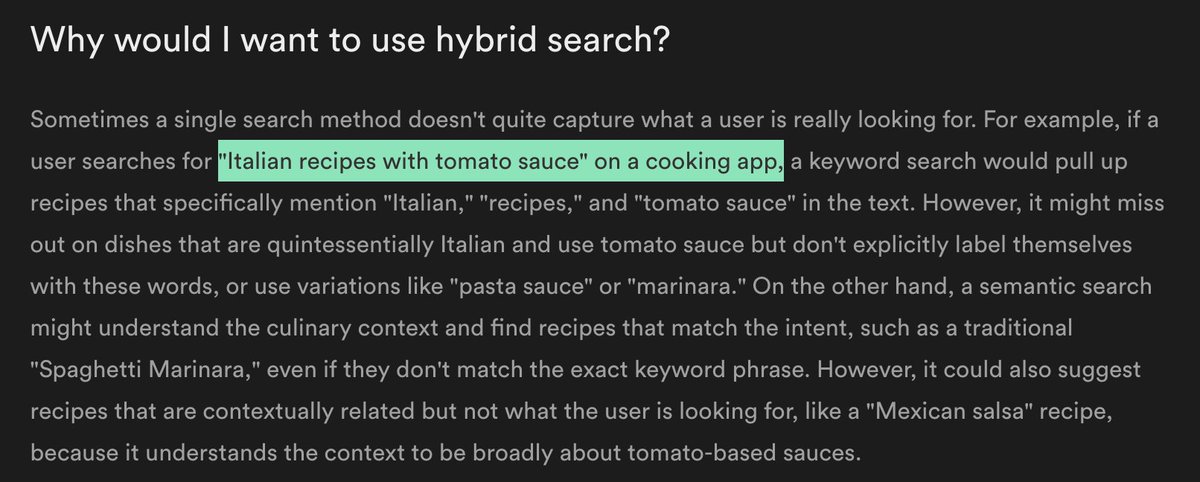anngbaum's tweet photo. The @supabase guide to hybrid search made it an absolute no-brainer to implement. We had it running in a matter of days, but wanted to fine tune a bit further... https://t.co/vQdCuwcl1R