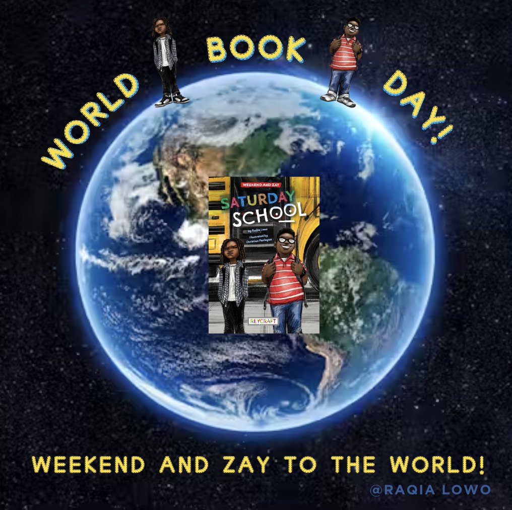 My book boys, Weekend and Zay made it to their first World Book Day! 🙌🏽🙌🏽🌍✨ #WorldBookDay  #Blackboyjoy 

Weekend and Zay to the WORLD! 🌍👦🏽👦🏾📚❣️👦🏻👦🏽👧🏾👧🏼👧🏻👦🏼👧🏽👦🏿 @ReycraftBooks 

Pick up your copy today! rb.gy/j5jg4