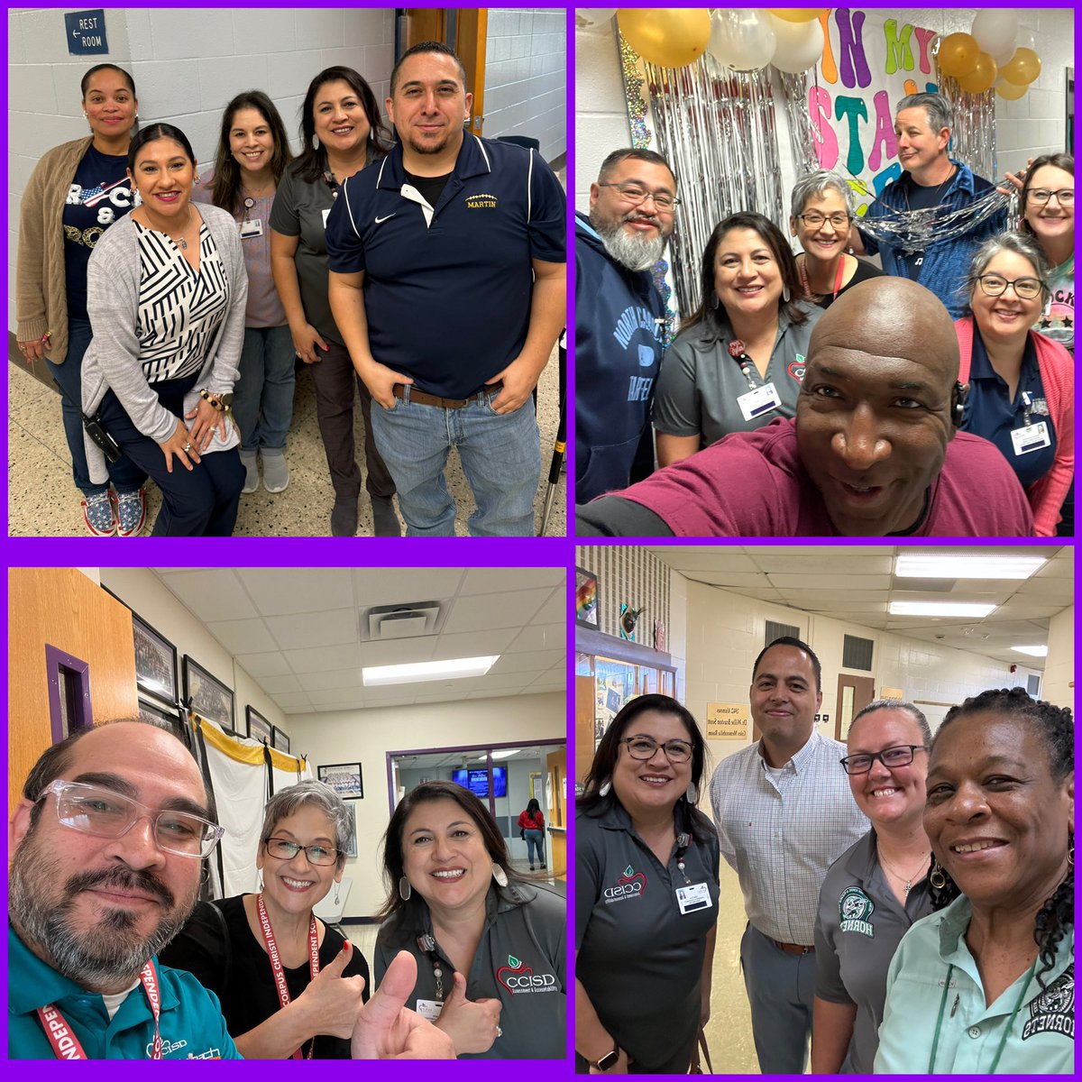 Soniaz76's tweet photo. Visited campuses early this morning to deliver good vibes on Science STAAR day. #letsboogieSTAAR #InOurTestingEra @CCISD_OAA @DrSandraClement  @JoVasquez1884 @pacastorena @salinas_deleon @ljnickleson @FedeSaqui @DriscollRangers @MartinMS_CCTX @SolomonColes https://t.co/XgnJH34Ji6