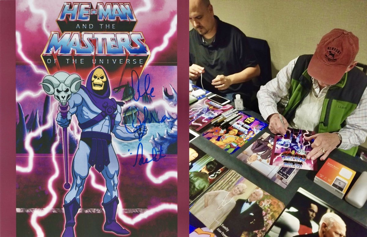 staytoonedfolks's tweet photo. Happy birthday to the incomparable Alan Oppenheimer! πβ€οΈ
@MastersOfficial 8x10 Skeletor photo signed at @ChillerTheatre Parsippany NJ is from our collection.
#AlanOppenheimer #MastersoftheUniverse #Skeletor #MOTU #MOTURevelation #MamasFamily #TheNeverEndingStory #ChillerTheatre https://t.co/YV9GbV8wWS