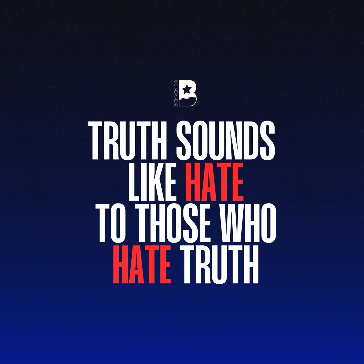 Truth is the new hate speech.

#truthmatters