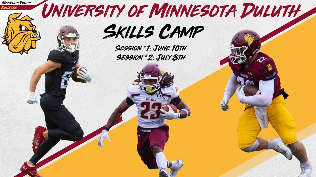 Thanks <a href="/CoachLukeOlson/">Coach Luke Olson</a> and <a href="/UMD_Football/">UMD Football</a> for the camp invite! Can’t wait to get after it!
<a href="/CSAPrepStar/">PREPSTAR</a>