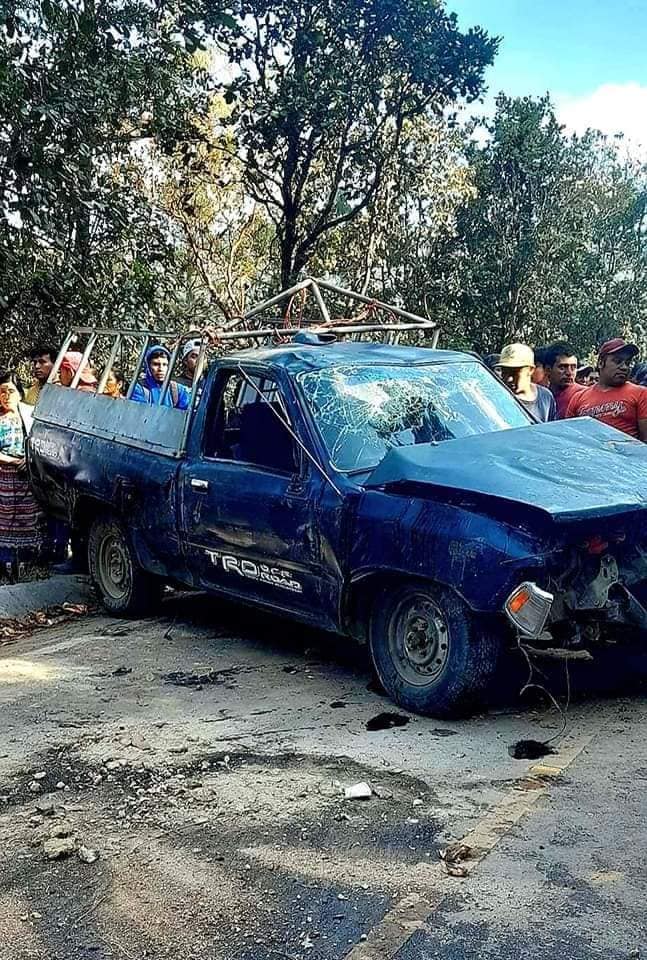 Maria Calel Castro 1RA VICTIMA MORTAL #ACCIDENTE AYER EN CHIMENTE #Totonicapán
La 1ra causa de muerte y mutilados en #Guatemala +400 víctimas de #accidentes de #TránsitoGT  al día. Por entre 3 y 10 centavos por pasajero las víctimas recibirían una ayuda automática
@FJimenezmingob