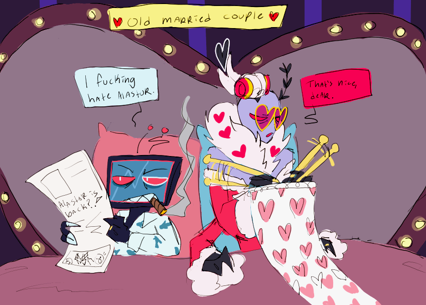 💞Them💞
#HazbinHotel #HazbinHotelFanart #HazbinHotelVox #HazbinHotelValentino #Vox #Valentino #VoxVal #StaticMoth