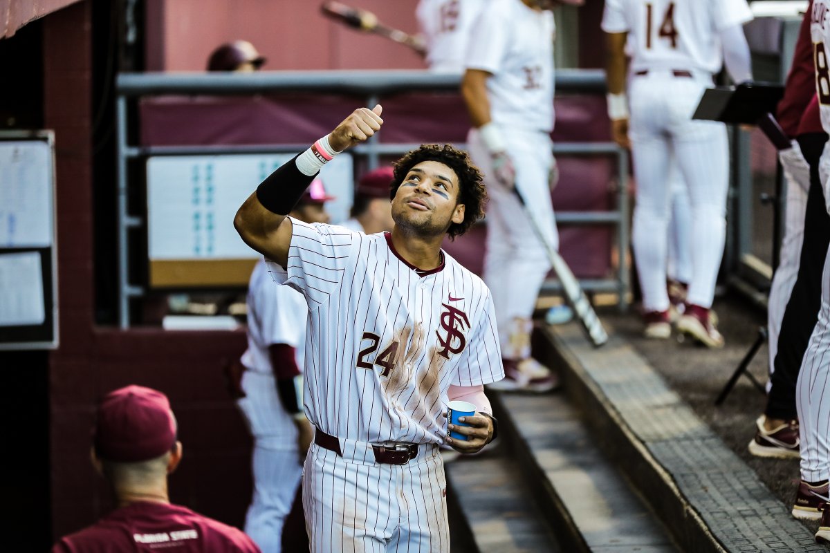 FSUBaseball's tweet photo. what in the wide wide world of sports 😲😲

Cam Smith is safe at the plate!! #SCTop10

B4 | UNF 1, FSU 7 https://t.co/K0xNr3WLG4