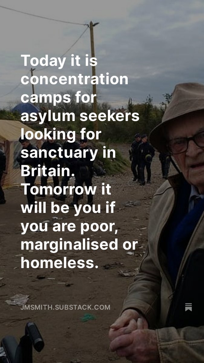 Our political class want refugees to be treated as an invasive species that must be contained rather than cared for with compassion. Xenophobia as an ideology is a neoliberal Government's best friend during a cost of living crisis. It diverts the public from the greed of the