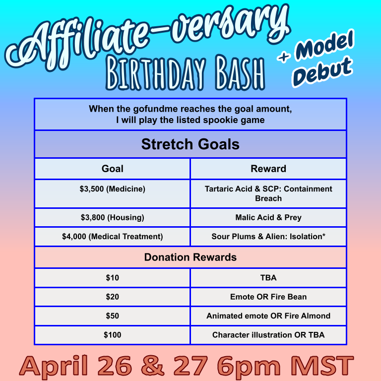 This Friday! I'll be fundraising for Blarg's Mom's cancer treatment as well.