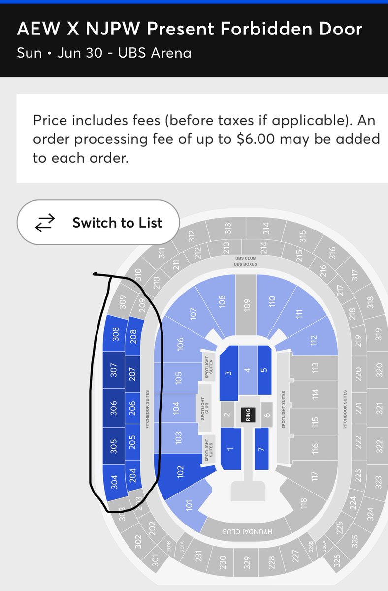 The pre sale for #AEWForbiddenDoor is still going on and looks like they add a bunch of seats if you still haven’t gotten tickets for the event if you don’t know the pre sale code you can use AEWGEN3 and AEWFD24