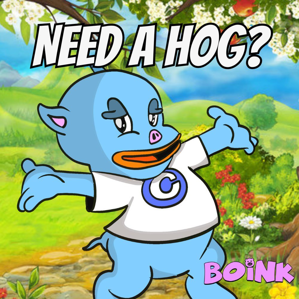 $BOINK is here to give you some!

CA: 0x99E8f00Aa3b79142355fE6E3d8a7605d62C4D799