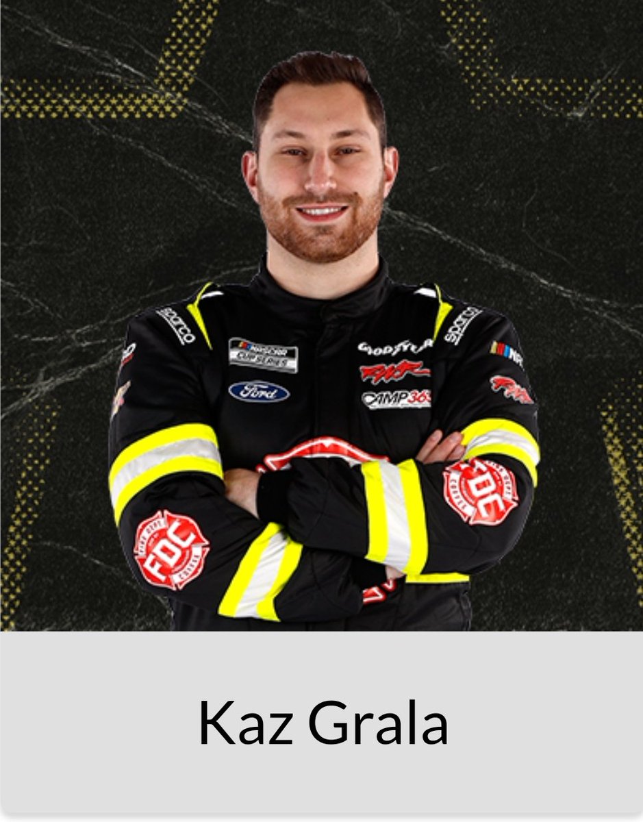 My 5th and final #NASCAR vote today has gone to @KazGrala , because he deserves as many opportunities as he can get to show what he can do out there. And I mean, what's not to love about the kid?