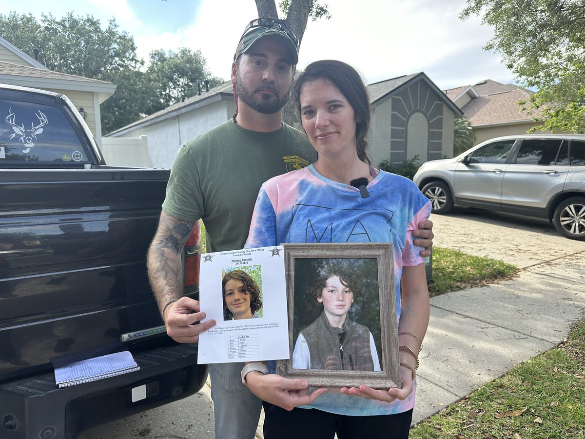 SarahBlazonis's tweet photo. The family of Zayden Jay, 13, are asking for the public’s help in finding him. They say he left his home in Lithia’s Fish Hawk community between 5:30-6:30 Sunday evening. @HCSOSheriff and @WeAreTheEssent say no foul play is suspected. @BN9 #bn9hillsborough https://t.co/9YSqslC7E2