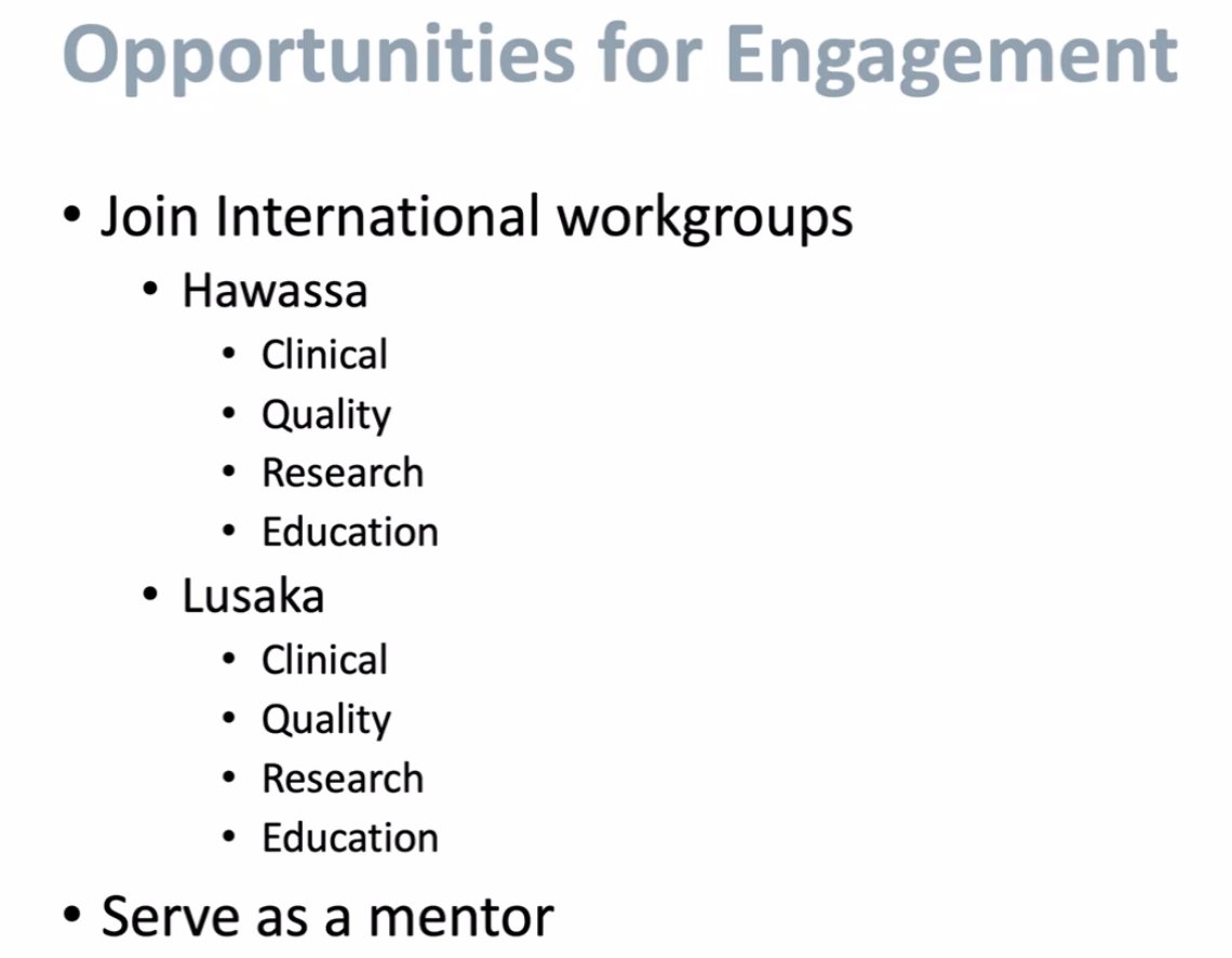 ACS Operation Giving Back-Global Engagement Liaison Dr. Elyse Leevan talks about the importance of collaboration between ACS and Ethiopia and Zambia surgery departments. Get involved by being a mentor!