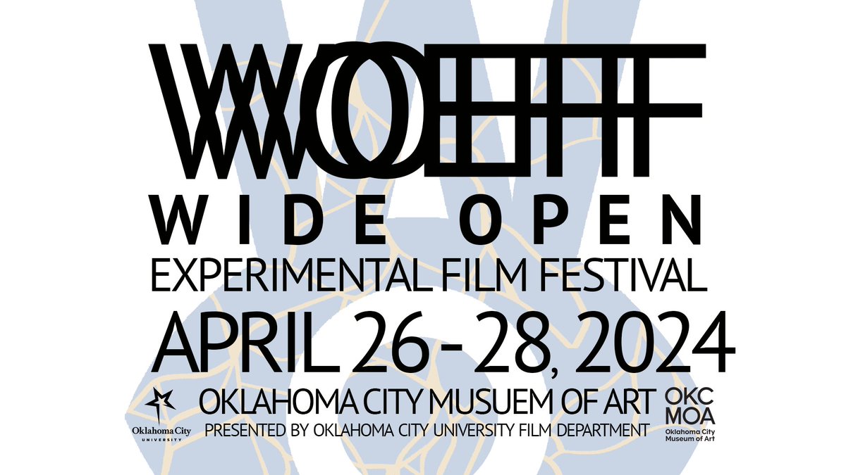 Join us April 26-28 at the OKC Museum of Art for the Wide Open Experimental Film Festival hosted by the OCU Film Department! Visit wideopeneff.com for the full list of programs. All programs are free and open to the public!