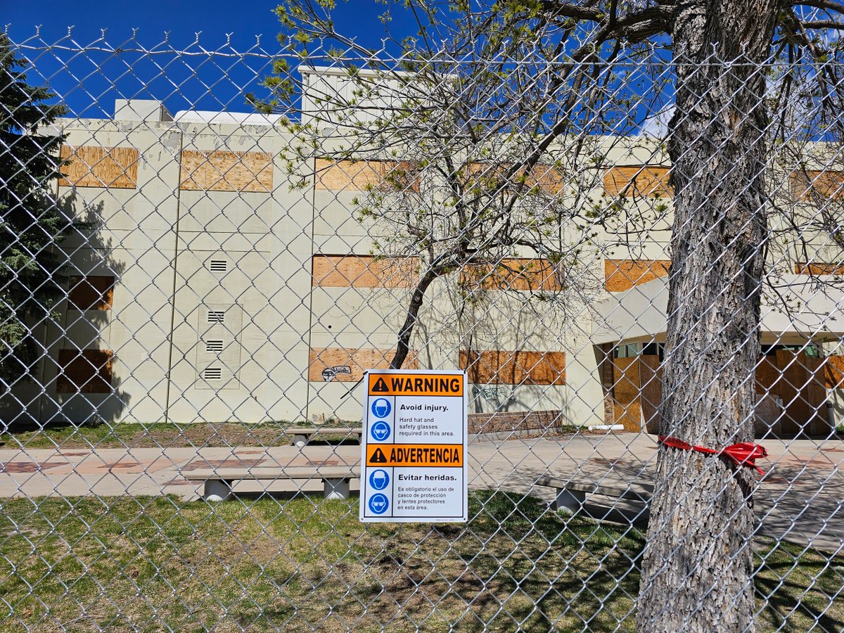 Construction at the Clayworks has officially begun! Fencing went up last week and demolition activities have begun at the western end of the property. Learn more about the plans for the property at clayworksgolden.com #CityOfGolden