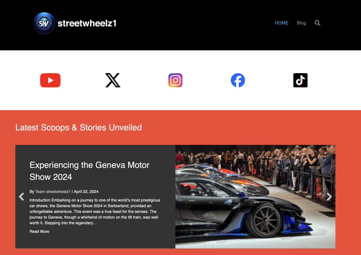 Did you miss the Geneva Motor Show 2024? We have a new website. And there is a blog about the #GIMS2024: streetwheelz1.com/2024/04/22/exp…