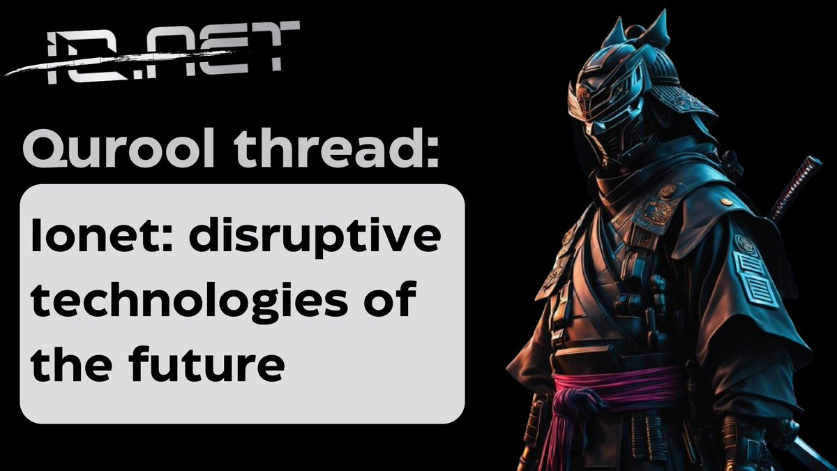Ionet: disruptive technologies of the future

I hope this thread will help you dive into the technologies provided by Ionet.

Let's get started!

@ionet @ionet_my  #ionet 
@MTorygreen @0xHushky @hanzthehuman @wankidd @mcdooganIOnet @mendelev18 @LedvinAleks @viik228