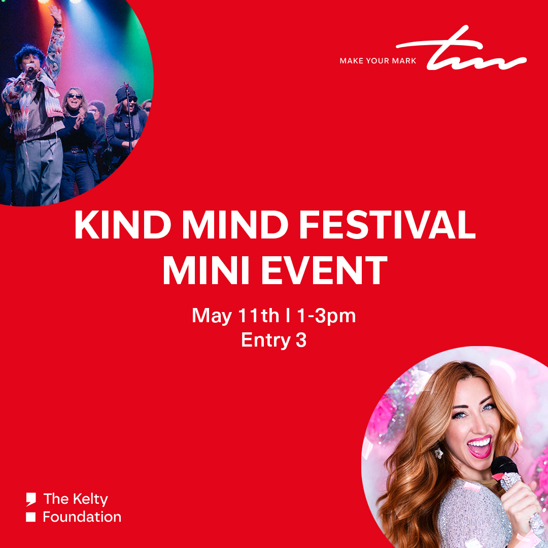 Saturday, May 11th is the Second Day of the Kind Mind Festival! 🌟 Join Us for a Day Filled with Physical Wellness Activities, KIND Family Bingo, Exclusive VIP Booklet Offers, The Kindness Wall, Inspiring Mental Health Workshops, and so Much More! 🌸🧘‍♀️🎨