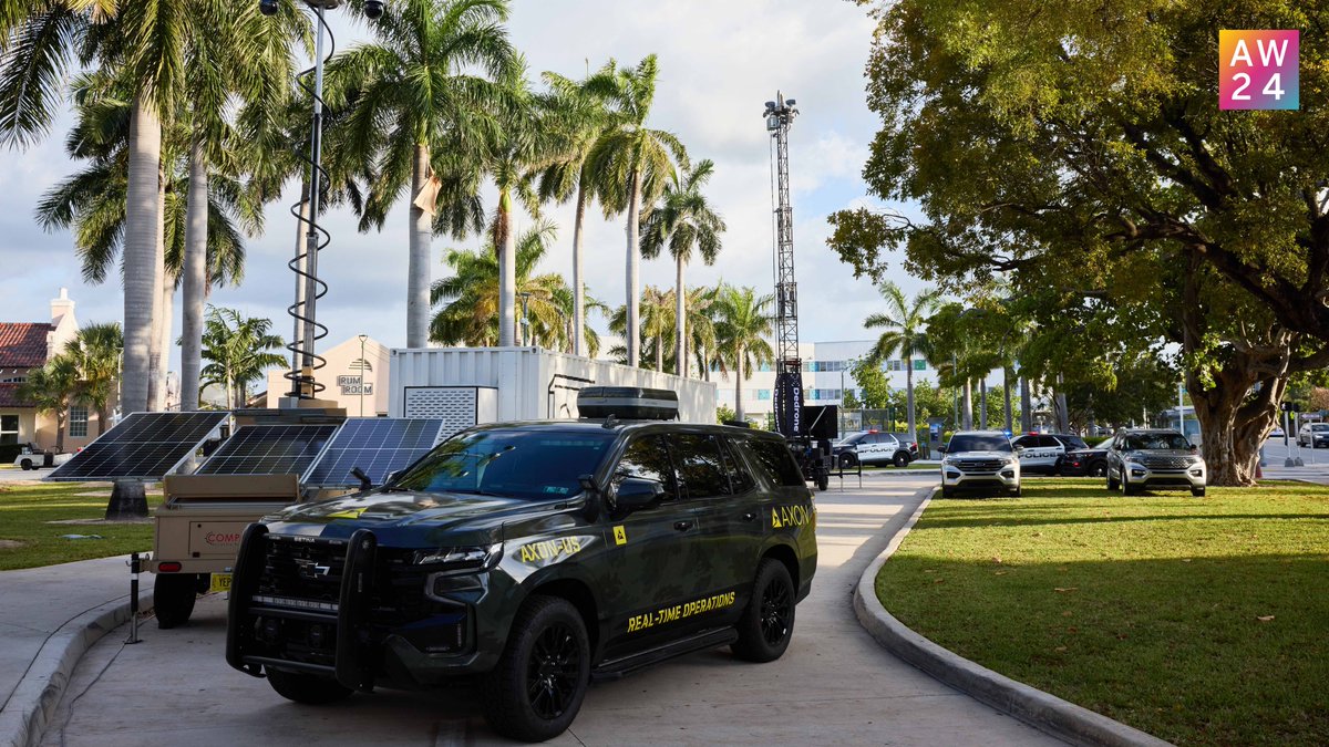 axon_enterprise's tweet photo. Revolutionary product announcements and impactful customer interactions! Take a look at some of the highlights from Day 1 of #AxonWeek24 that couldn’t have happened without our incredible host agency, @MiamiBeachPD.
#Axon #ProtectLife https://t.co/90VKnq8vlh