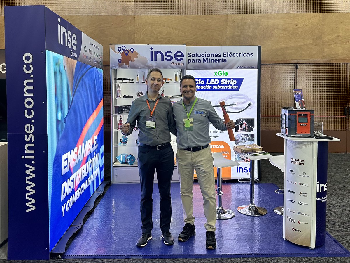 Inse_Group's tweet photo. #MinExpo2024 || Gratitud a todos los que nos visitaron en nuestro stand y mostraron interés en nuestras soluciones eléctricas. Fue un placer conocernos y conversar sobre cómo nuestros productos contribuyen al éxito de sus operaciones mineras.

¡Nos vemos mañana!🤝🏻 https://t.co/oZokEi4eT7