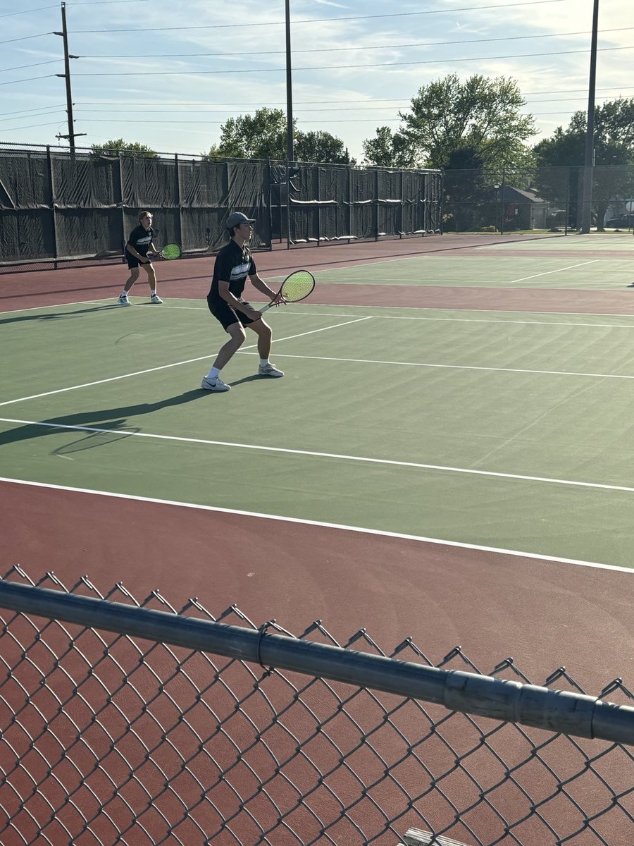 Johnny and Baird in championship Game against St Thomas Aquinas