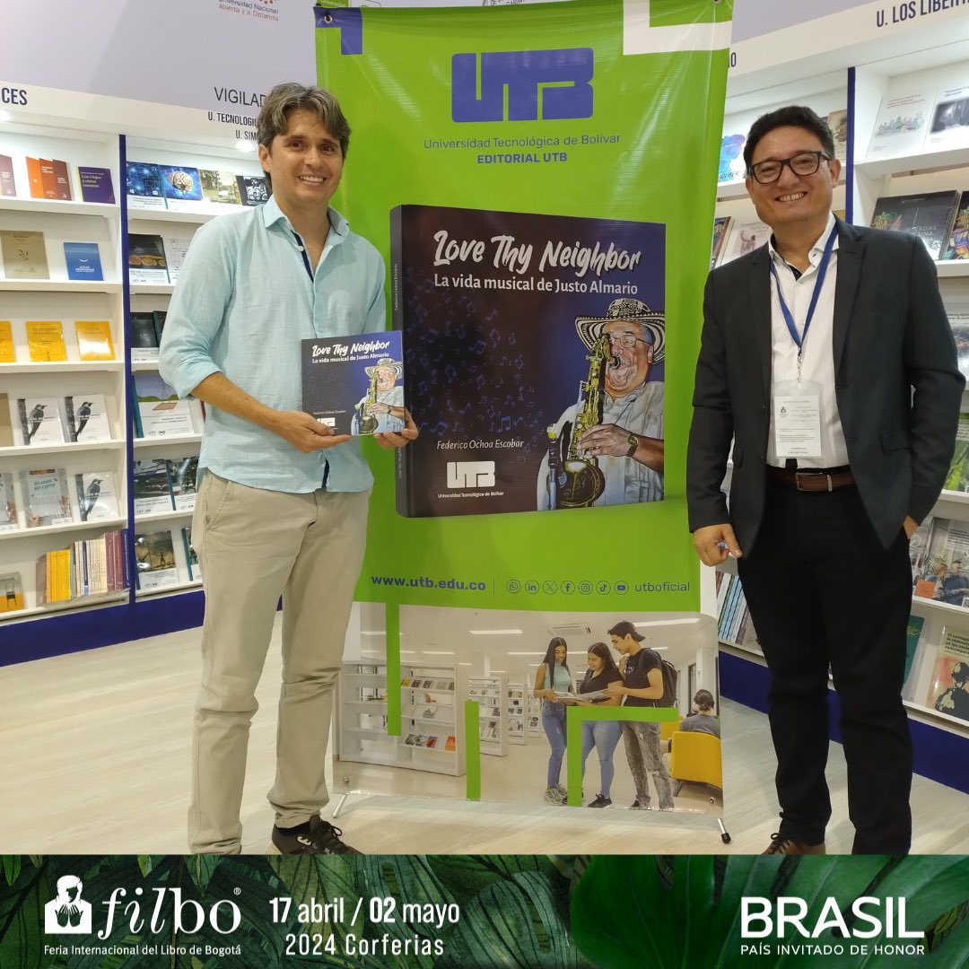 invesutb's tweet photo. ¡Este año la #EditorialUTB marca su presencia en la Feria Internacional del Libro de Bogotá #FILBo2024 con importantes hitos! 👏🏼

1️⃣ Por primera vez, presentamos tres libros, junto a sus autores.
2️⃣ Estamos presentes en la feria con siete títulos a través del stand de ASEUC. https://t.co/Z5GsJ0LvQ7