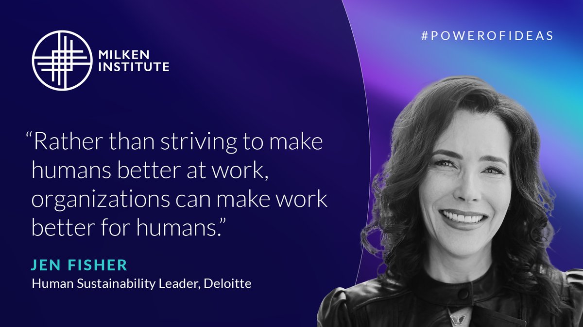 Mentally stimulating work and autonomy leads to a sense of self-worth and the satisfaction of finding value in one’s work, which makes people want to succeed and contribute effective outcomes that drive business forward. @Deloitte Human Sustainability Leader, Jen Fisher, writes…