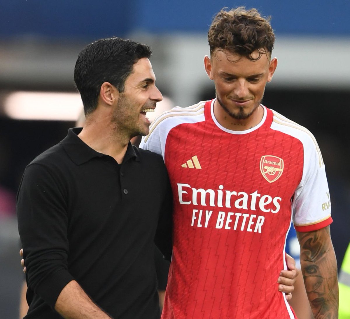 🗣️| Mikel Arteta on Ben White’s second goal against Chelsea: “It was a joy to watch. I wasn't clear on what he wanted to do and I haven't asked him yet, but I can imagine the answer.” [@arsenal] #afc