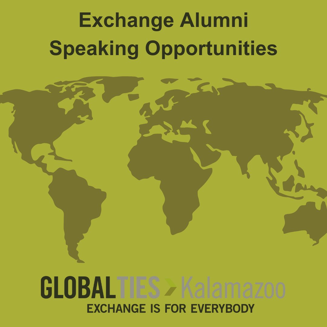U.S. citizen #ExchangeAlumni: Are you looking for public speaking opportunities to add to your resume? Do you have a story to tell that could benefit other U.S. Exchange Alumni in their career journeys? Fill out the brief interest form at survey.alchemer.com/s3/7697156/Car…