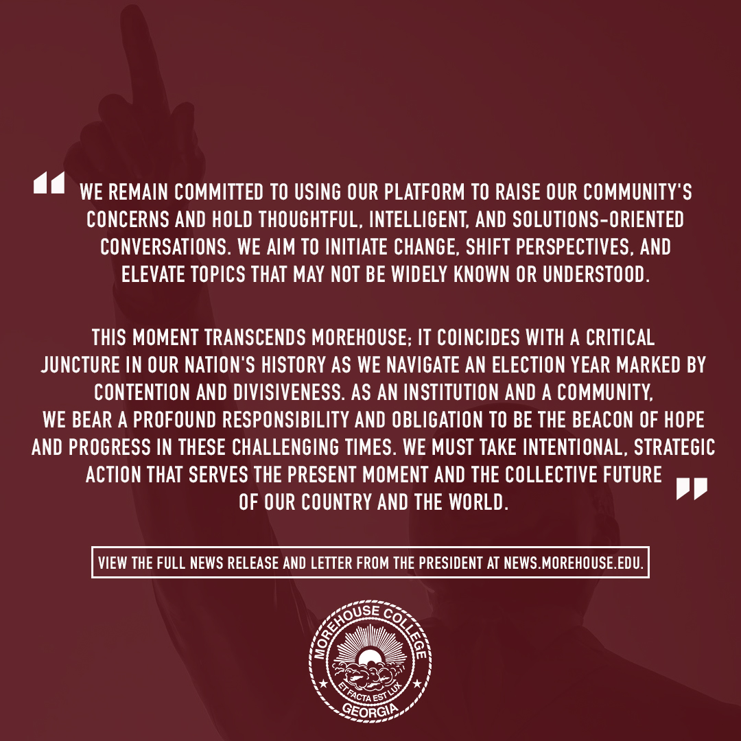 Morehouse College tweet media
