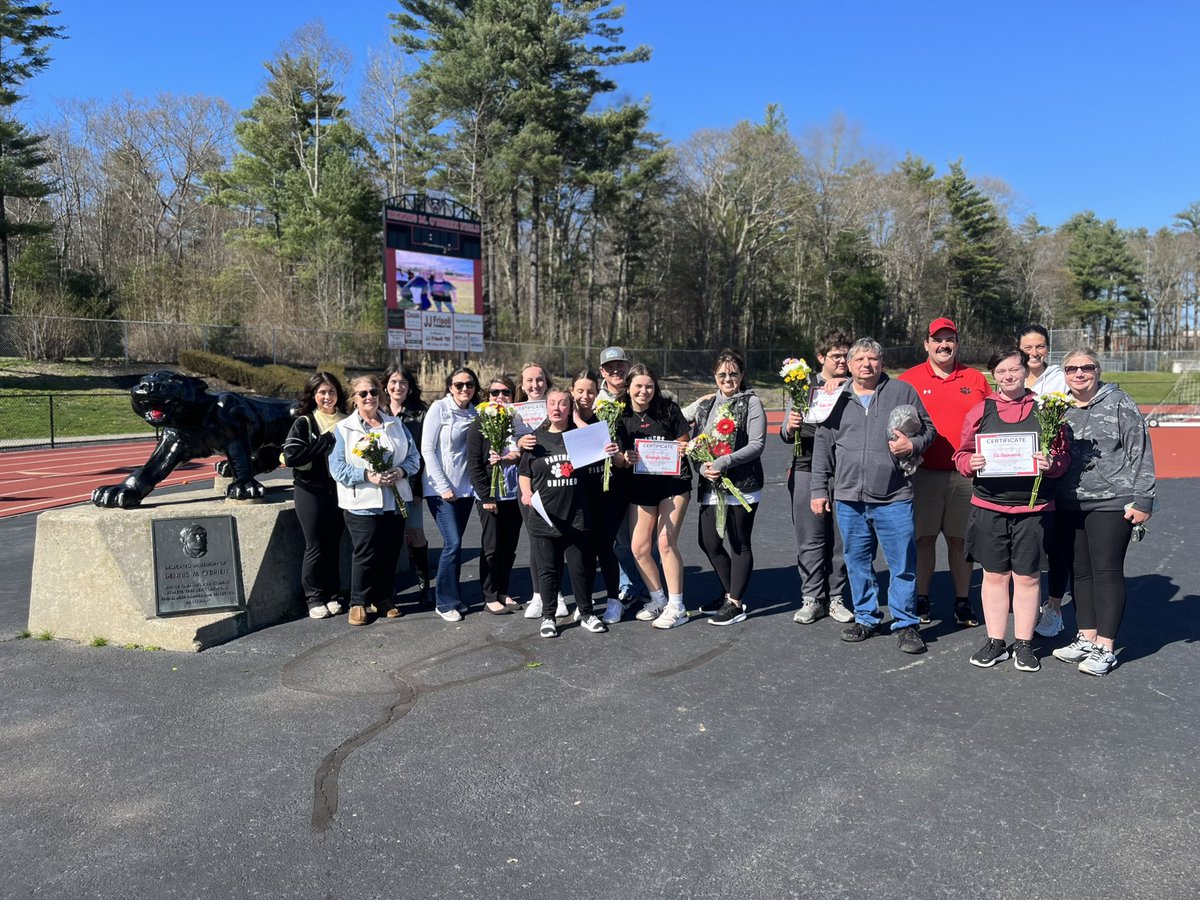 Senior day for Unified Track! Thank you to this group for an outstanding season! 

<a href="/WHathletics/">Bob Rodgers</a> @MsRichner