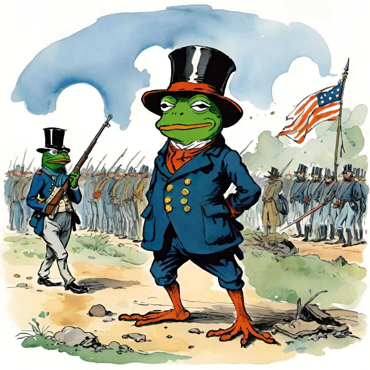 Fren rallies the troops.

'There will come a day when the courage of men fails, but today is not that day! We will never call them 'ma'am'! HOLD THE LINE!'