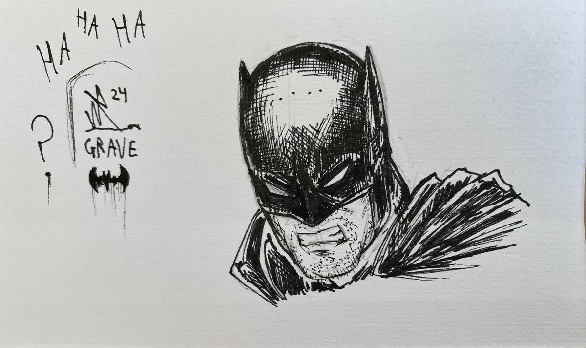 Batman sketch from a Live. 
#thebatman #batman #dccomics #comicart #drawing #doodle #sketch #artist #art #inks #arkhamknight