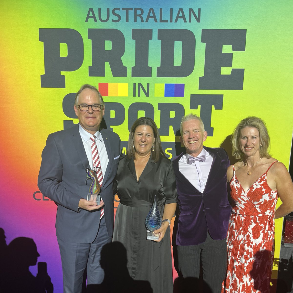 SLSAustralia's tweet photo. Last night our president John Baker AM ESM took home the 2024 Executive Leadership Award at the Pride in Sport awards #PrideInSport
Read more here - https://t.co/eRiPW5npJY https://t.co/VddSKv56uH