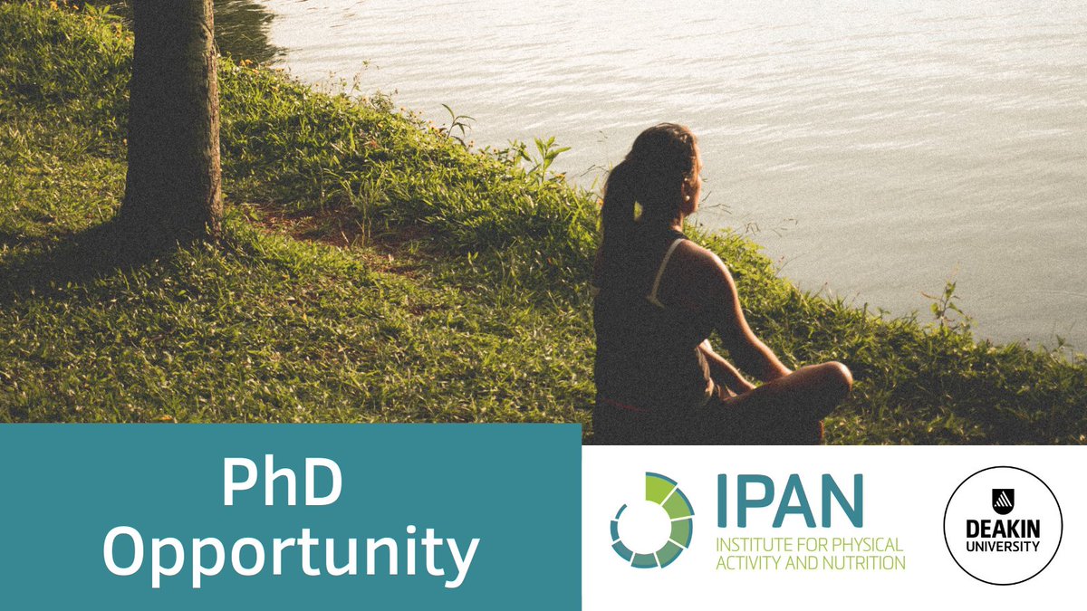 How important are parks to alleviate physiological and psychological stress levels? Take on this exciting PhD project and find out! Work with IPANs Professor Jenny Veitch and Dr Anne Turner.
Learn more: bit.ly/3Me9eaN
@deakinresearch