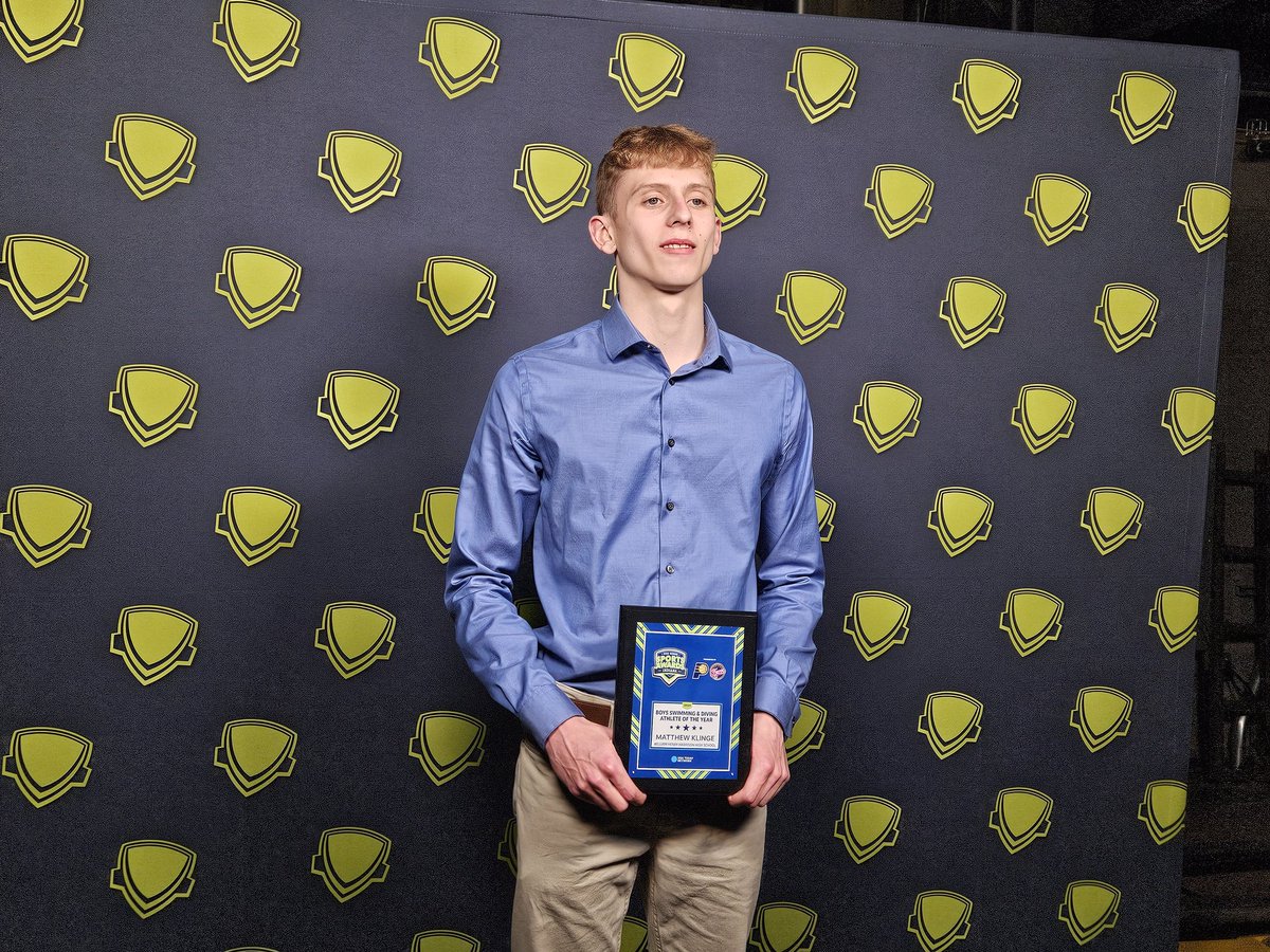 Harrison senior Matthew Klinge has been named the Indiana High School Sports Awards Male Swimmer of the Year. #boilercountryscores @BoilerAquatics @RaiderUpdates