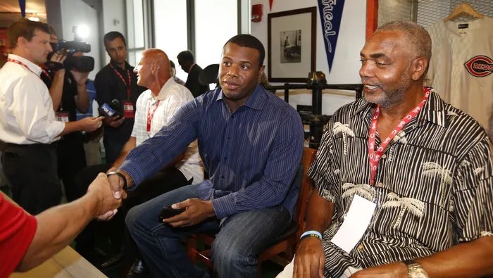 Griffey Jr. and Dave Parker