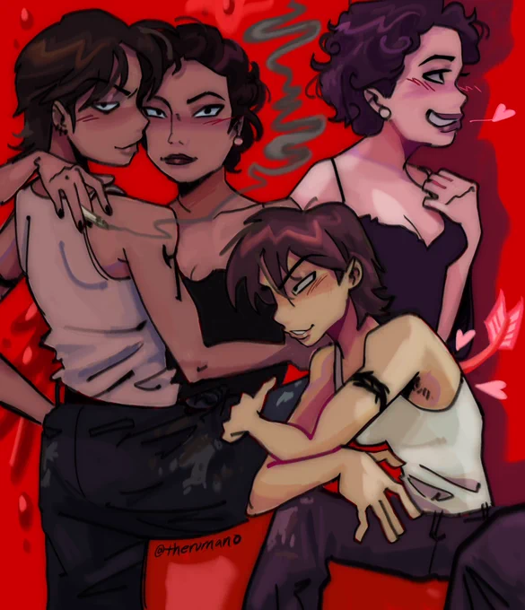 happy lesbian visibility week!!! i'm still a lesbian who still loves to draw fruity women i promise 