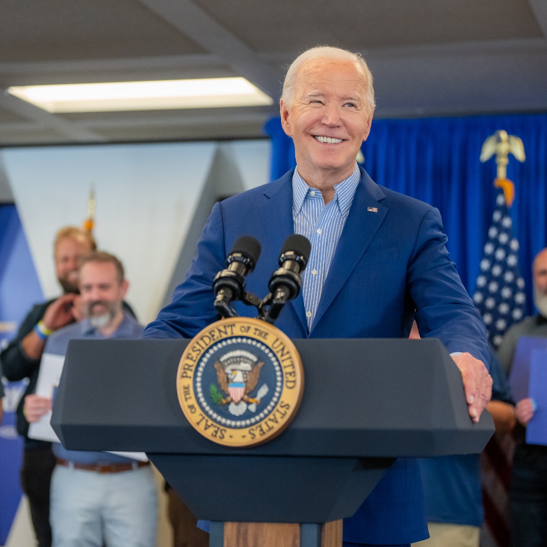 President @JoeBiden is the most pro-union president in history.