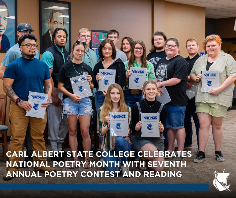 CASC CELEBRATES NATIONAL POETRY MONTH WITH SEVENTH ANNUAL POETRY CONTEST AND READING: CASC announces the successful culmination of its seventh annual poetry contest and reading, held on April 17, 2024, at the Joe E. White Library. Full release- carlalbert.edu/blog/2024/04/2…