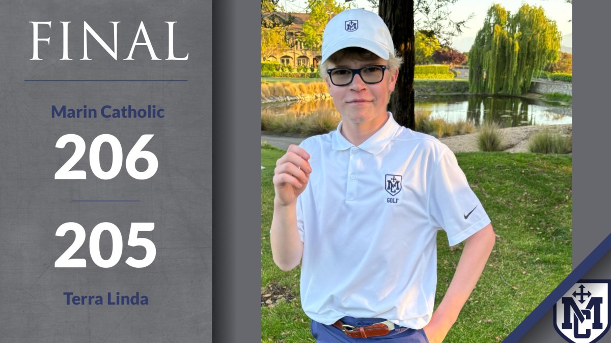 JP France carded a 3 over par 38 to claim medalist honors at Stonetree GC but the Cats were edged 205-206 by Terra Linda. #MarinGolf #MCAthletics #GoWildcats