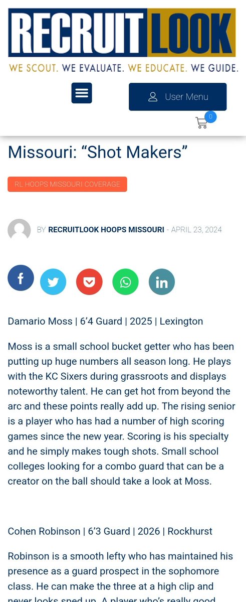 👀 @MossDamario thanks @RL_HoopsMO for noticing the guy Mari