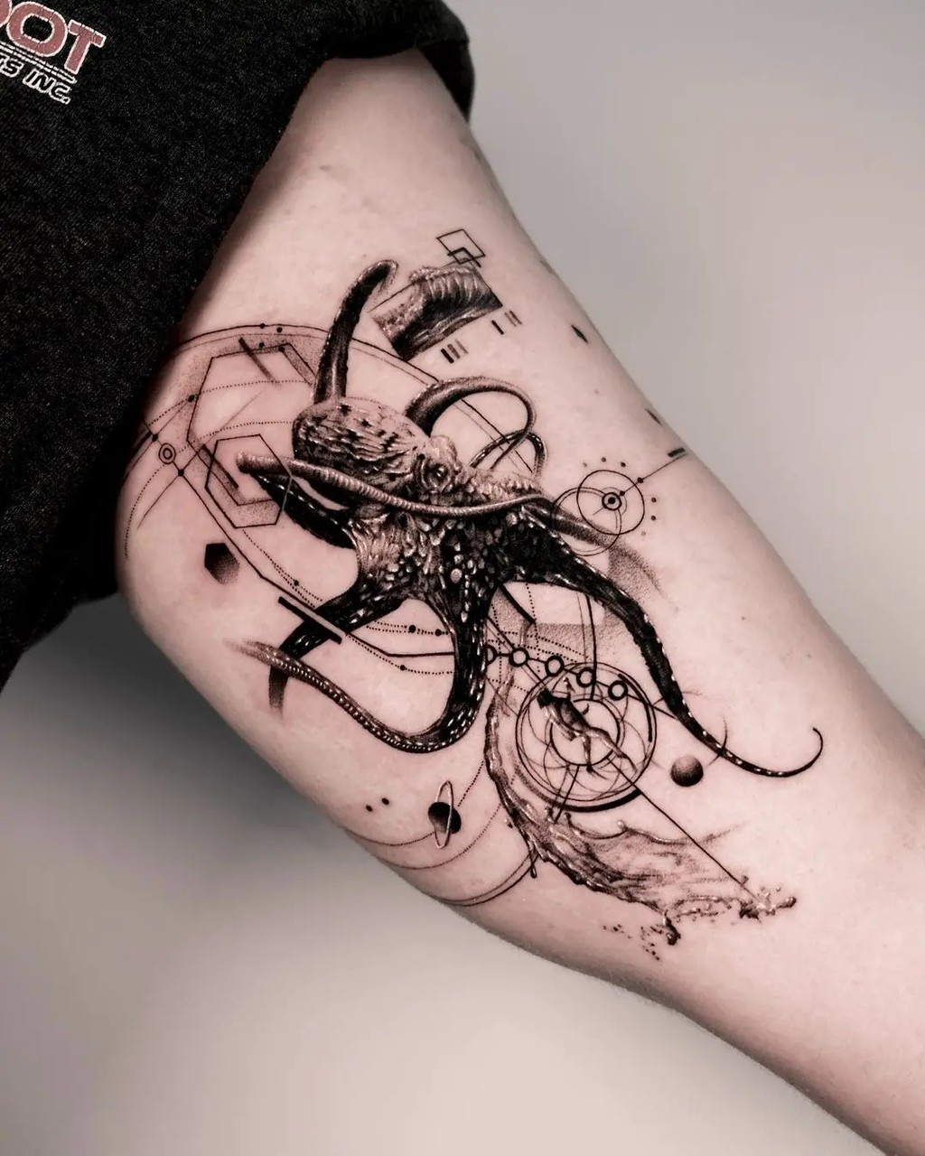 Realistic Octopus Tattoo