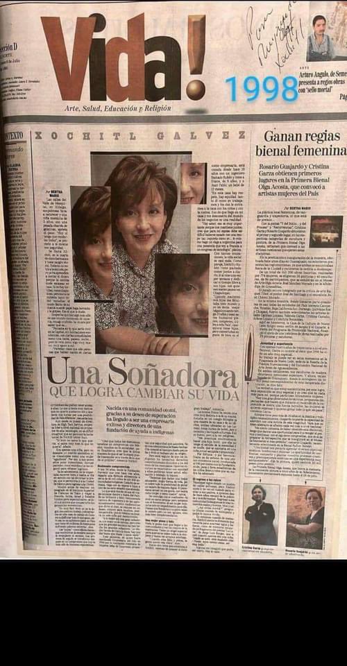 Periódico de 1998. Para quienes dudan de el origen de Xóchitl Gálvez.
Compártelo.
#MiVotoParaXochitl8