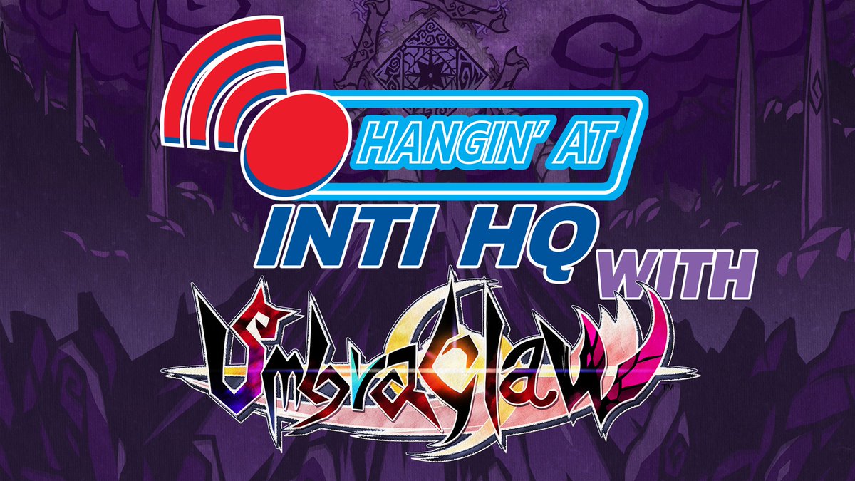 We'll be back Hangin' at INTI HQ with new gameplay of Umbraclaw, this Thursday evening at 10 PM Eastern, 7 PM Pacific! We'll show off new bosses and areas for the first time in English, as well as chat about our games! Check it out on Youtube: youtube.com/watch?v=tdRkgV…