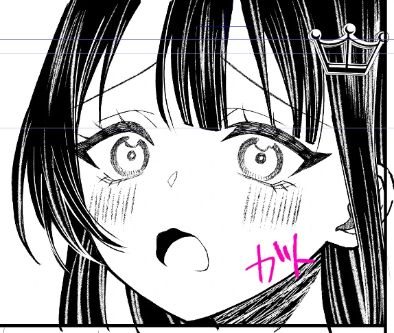黒髪つやつや 