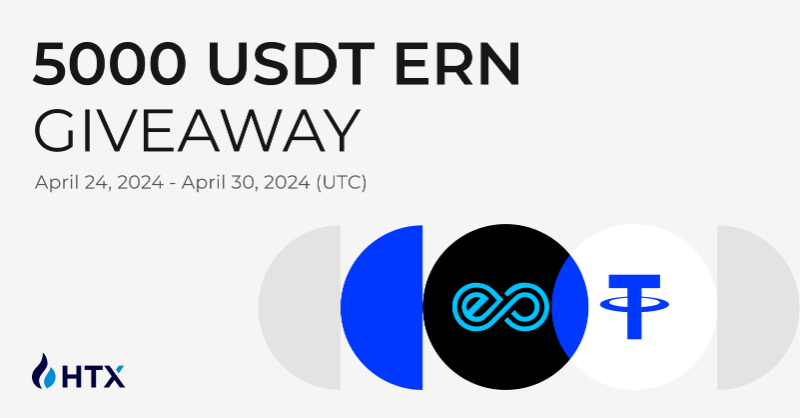 HTX_Global's tweet photo. #HTX x ERN $5,000 #Airdrop Giveaway!

Enter to share $5,000 
✅Follow @HTX_Global @EthernityChain

✅RT + Like + Tag 2 Friends

✅Fill out the form below